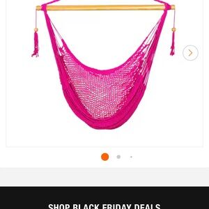 Bliss Fuchsia Woven Hammock Chair